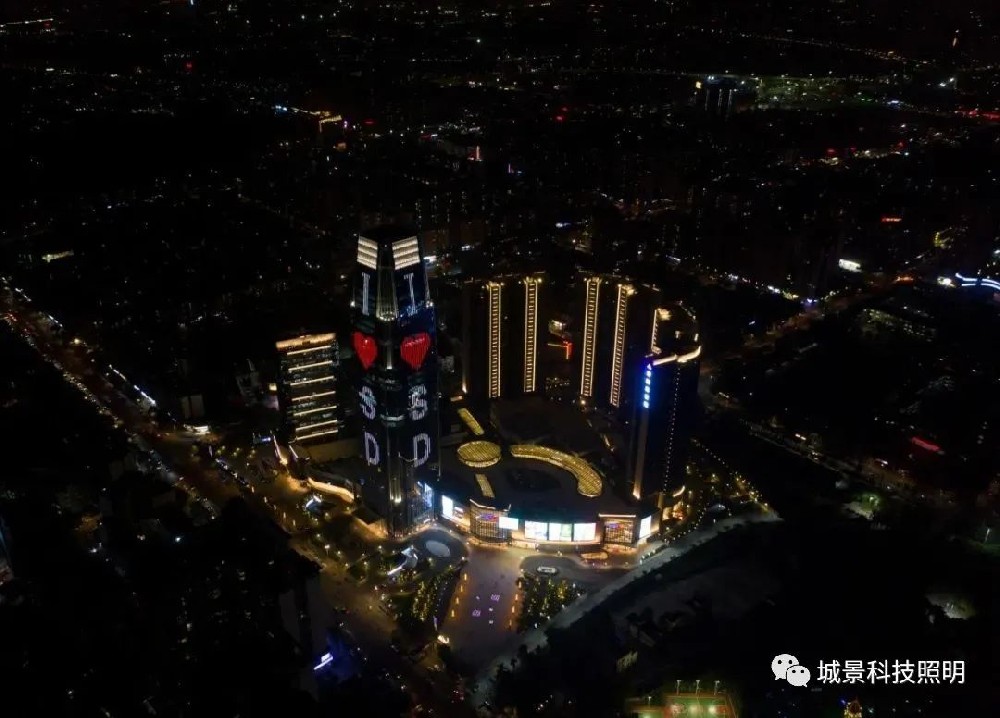 順德海駿達廣場泛光照明工程